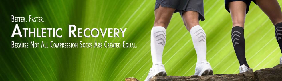 Athletic Recovery Socks made by Sigvaris. Sox